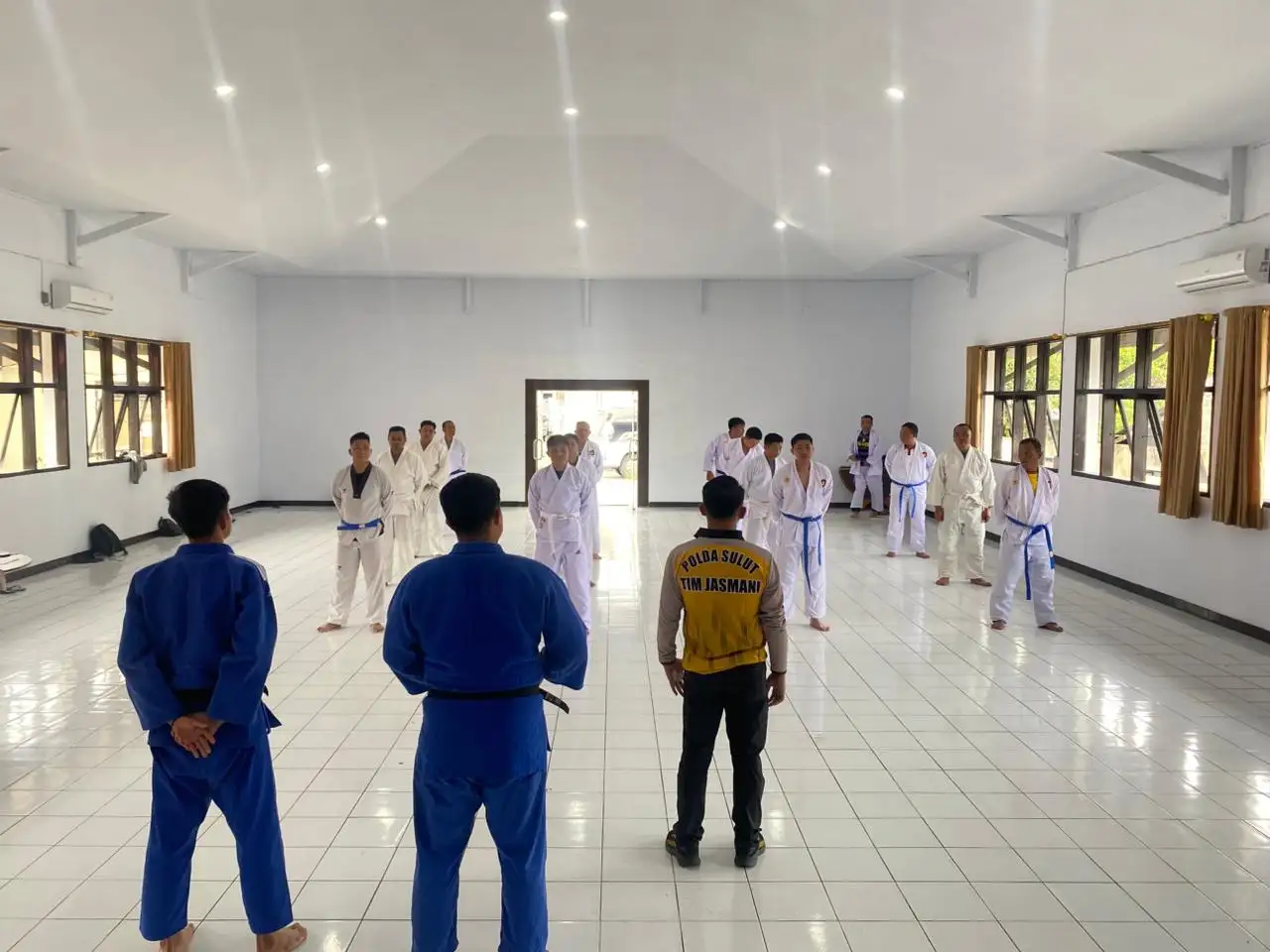 Ujian Bela Diri Polri Digelar di Polres Minahasa, Pastikan Kesiapan Personel Menuju UKP Juli 2026